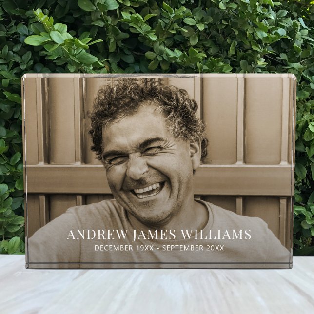 Custom Photo Memorial Tribute (Memorial Photo Block)