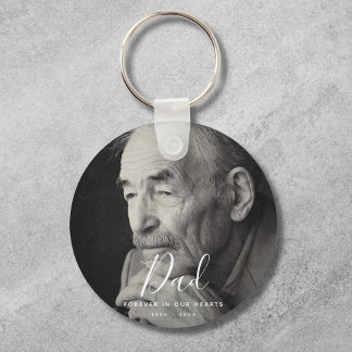 Custom Photo Memorial Tribute Keepsake  Keychain