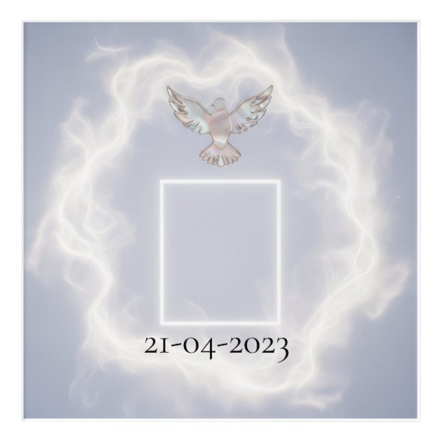 Custom Photo Memorial wal Art  (Front)