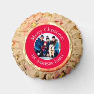Custom Photo Merry Christmas Reese's Peanut Butter Cups