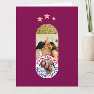 📸 Custom Photo & Message Card – Personalized Text