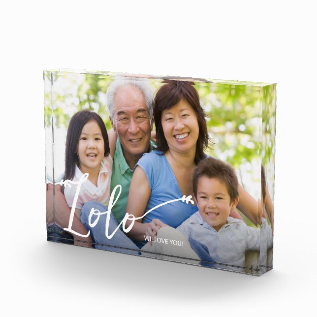 Custom Photo Message Name Lolo Script (Right)