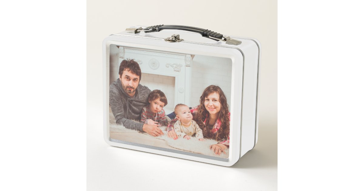 Custom Photo. Metal Lunch Box | Zazzle