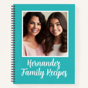 Custom Photo Mexican Family Recipes Book