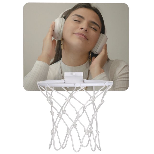 Custom Photo Mini Basketball Hoop (Front)