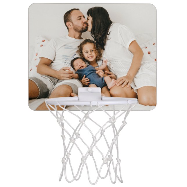 Custom Photo Mini Basketball Hoop (Front)