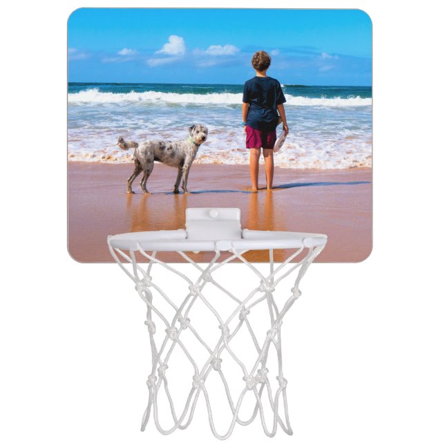 Custom Photo Mini Basketball Hoop Your Pets Photos (Front)