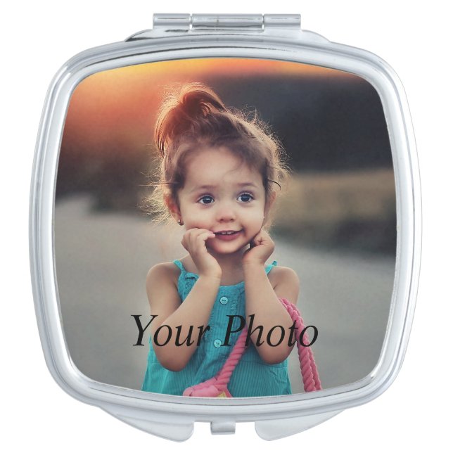 Custom Photo Mirror For Makeup (Front)