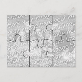Custom Photo "Mock" Puzzle Post Card - 6 pieces