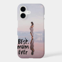 Custom Photo Modern Best Mom Ever