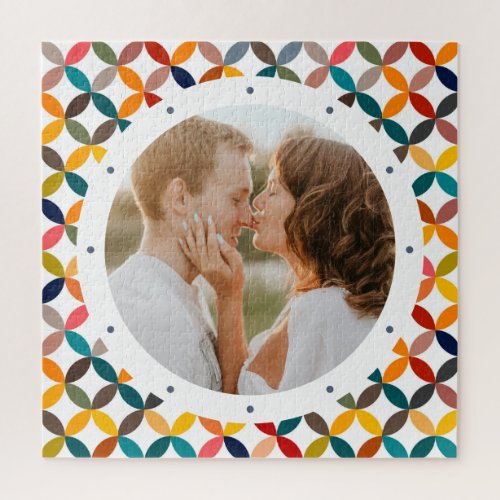 Custom Photo Modern Colorful Personalized Jigsaw Puzzle