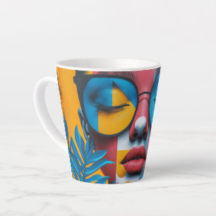 Custom Photo Modern Cool Elegant Create Your Own Latte Mug