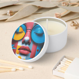 Custom Photo Modern Cool Elegant Create Your Own Mini Candle Favors