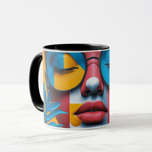 Custom Photo Modern Cool Elegant Create Your Own Mug (Front Left)