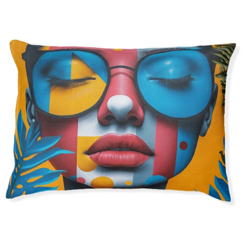Custom Photo Modern Cool Elegant Create Your Own Pet Bed