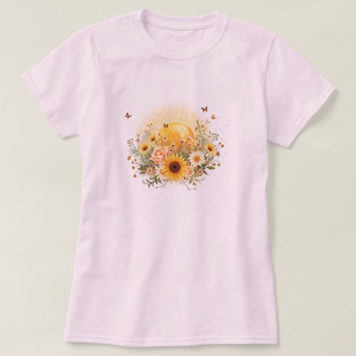 Custom Photo Modern Cool Elegant Create Your Own  T-Shirt