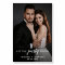 Custom photo modern fun wedding welcome foam board