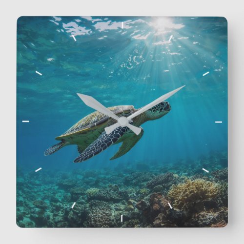Custom Photo Modern Mom Mother's Day Gift Square Wall Clock