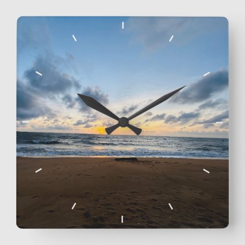 Custom Photo Modern Mom Mother's Day Gift Square Wall Clock