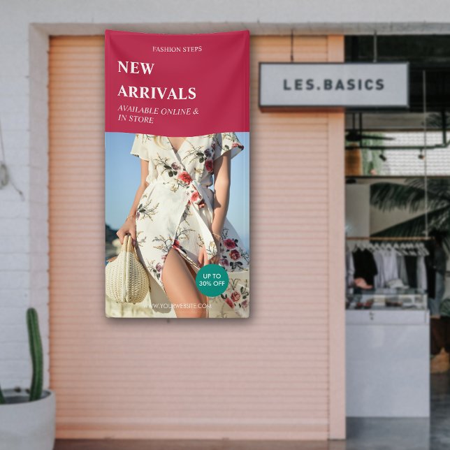 custom Photo Modern New Arrivals Product Promo  Banner (custom Photo Modern New Arrivals Product Promo Banner)