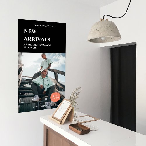 custom Photo Modern New Arrivals Product Promo Poster