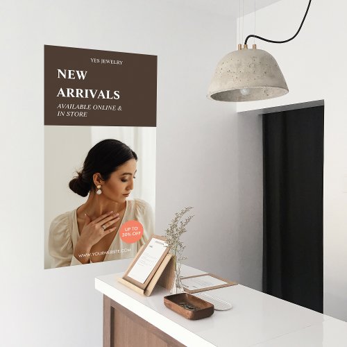 custom Photo Modern New Arrivals Product Promo Poster