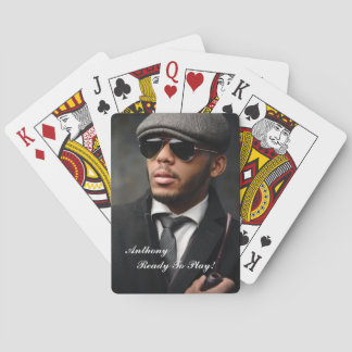 Custom Photo Modern Personalized Poker Cards