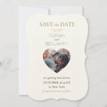 Custom Photo Modern Simple And Minimalist Wedding