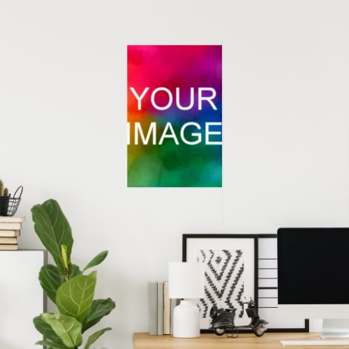 Custom Photo Modern Simple Template Personalized Poster