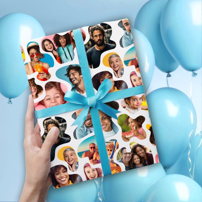 Custom Photo Modern  Wrapping Paper Sheets (Creator Uploaded)