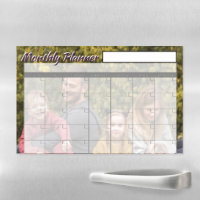 Custom photo Monthly planner