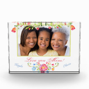 Custom Photo, Mothers Day Acrylic Gift Photo Block