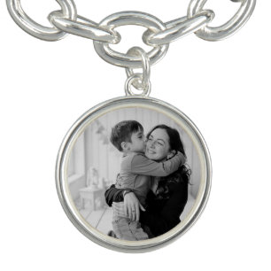 Custom Photo Mothers Day Bracelet