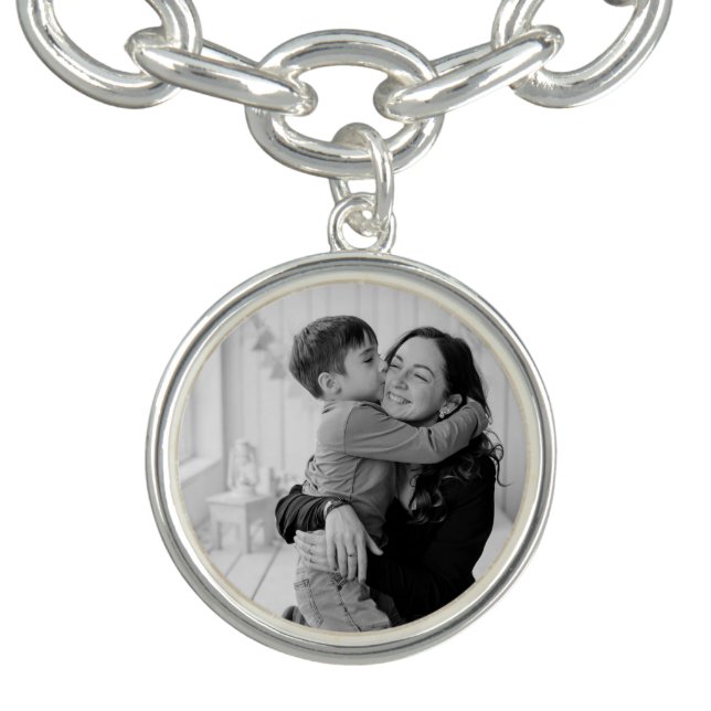 Custom Photo Mothers Day Bracelet (Design)