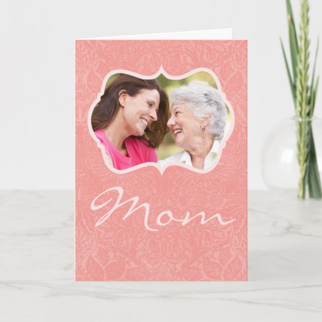 Custom Photo Mother's Day Card (Front)