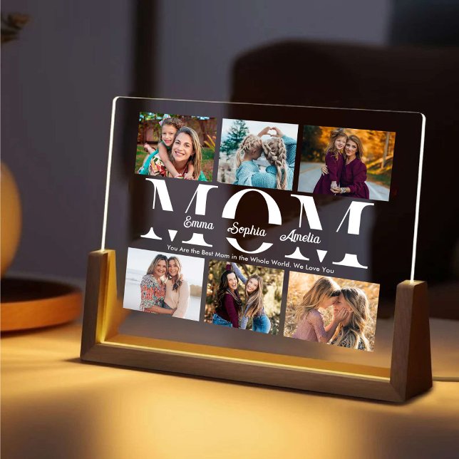 Custom Photo Mothers Day Gift for Mom Acrylic Sign (Custom Photo Mothers Day Gift for Mom Acrylic Sign)