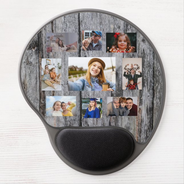 Custom Photo Mouse Pad, Family Photo Mousepad Gift (Front)