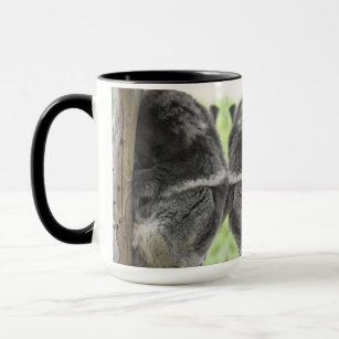 Custom Photo Mug - 3 Photos - Cute Koala