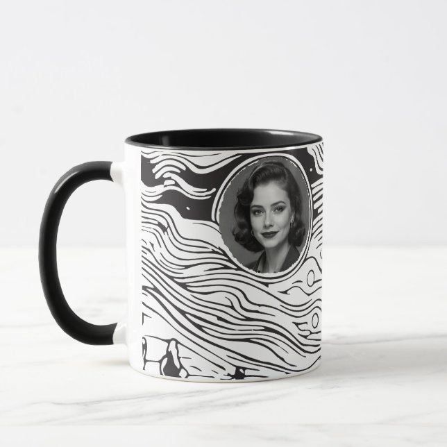 Custom Photo Mug classic dad/mom (Left)