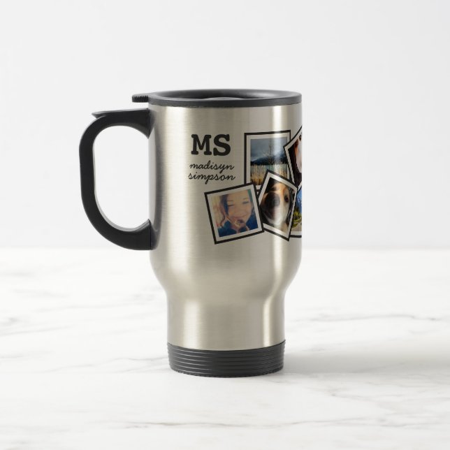 Custom Photo Mug with 10 Pictures (Left)