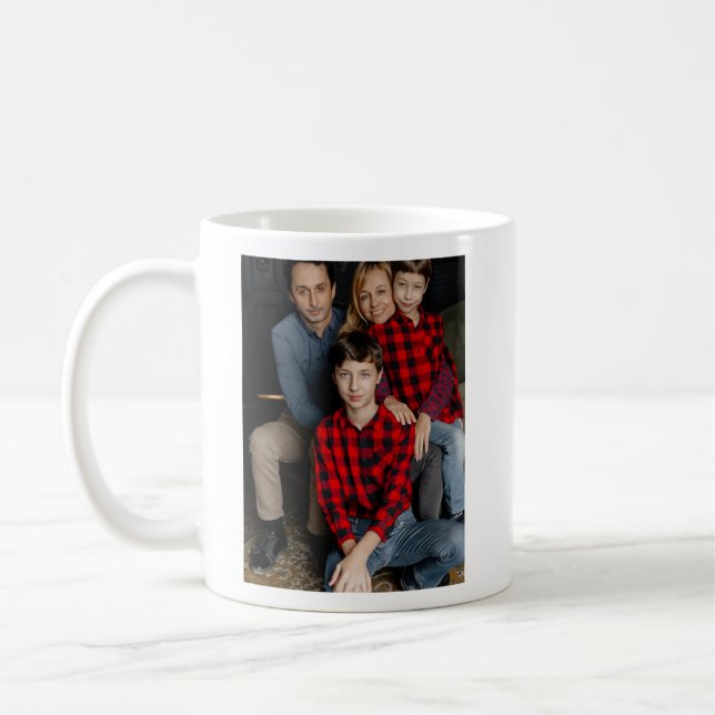 Custom Photo Mug With Photo, Personalized Cup, Per (Left)