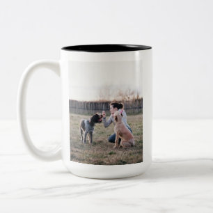 Custom Photo Mug with Text - Personalized Coffee