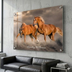 Custom Photo & Name Acrylic Wall Art Decor