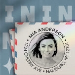 Custom Photo, Name and Return Address Self-inking Stamp<br><div class="desc">Custom Photo,  Name and Return Address self-inking stamp</div>