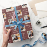 Custom Photo/Name/Date Bride And Groom Wedding Wrapping Paper<br><div class="desc">It can't get more personalized than this Elegant wrapping paper which has the names of the bride and groom along with the wedding date. cover all your gifts with this wrapping paper. Customize it by changing the names of the bride and groom and the wedding date you can change the...</div>