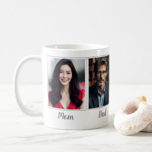 Custom Photo, Name for Family Friends Grandparents Coffee Mug