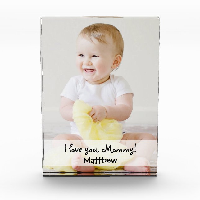 Custom Photo Name I love you mommy  (Front)