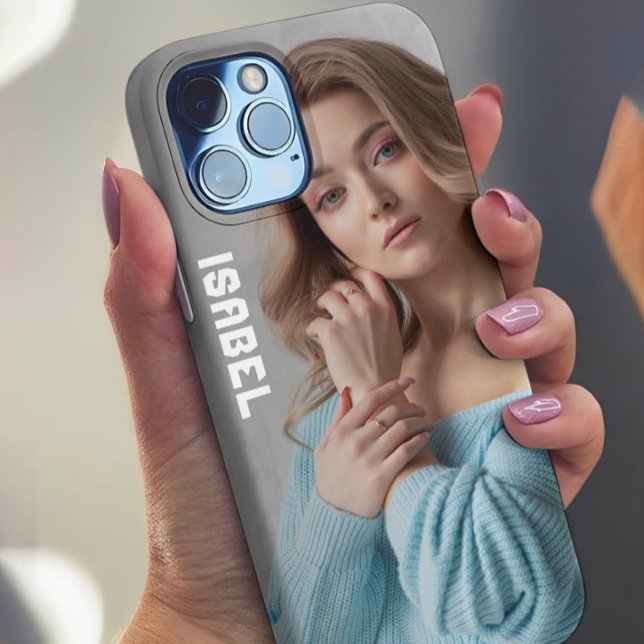 Custom Photo&Name iPhone 14 Pro Max Phone Case (Creator Uploaded)