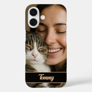 Custom Photo & Name iPhone Case for Pet Lovers
