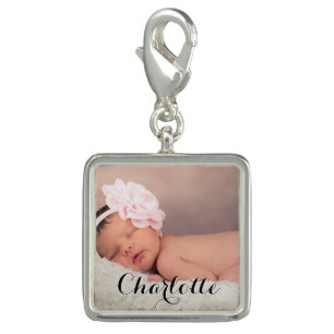 Custom, photo, name, locket, personalized charm